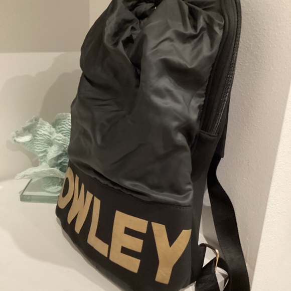 Cynthia Rowley Neoprene and Nylon Backpack Black / Gold Medium - Picture 4 of 14